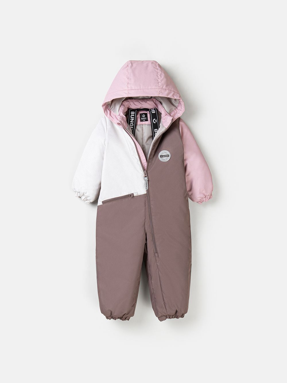 Комбинезон демисезонный Колор блок "Мокко"