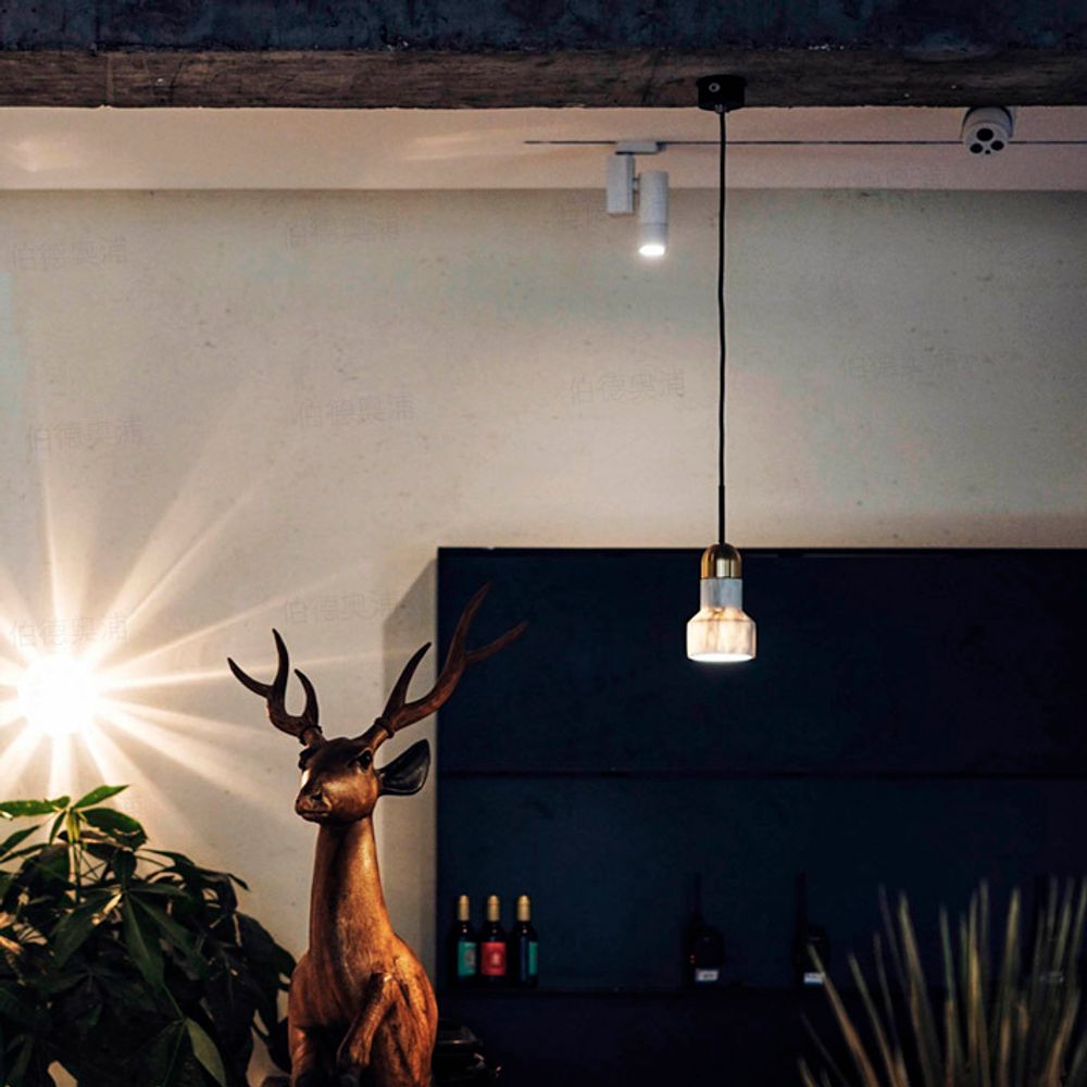 Подвесной светильник JAZZ STONE green brass