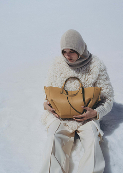 POLENE СУМКА CYME MINI, ОХРА