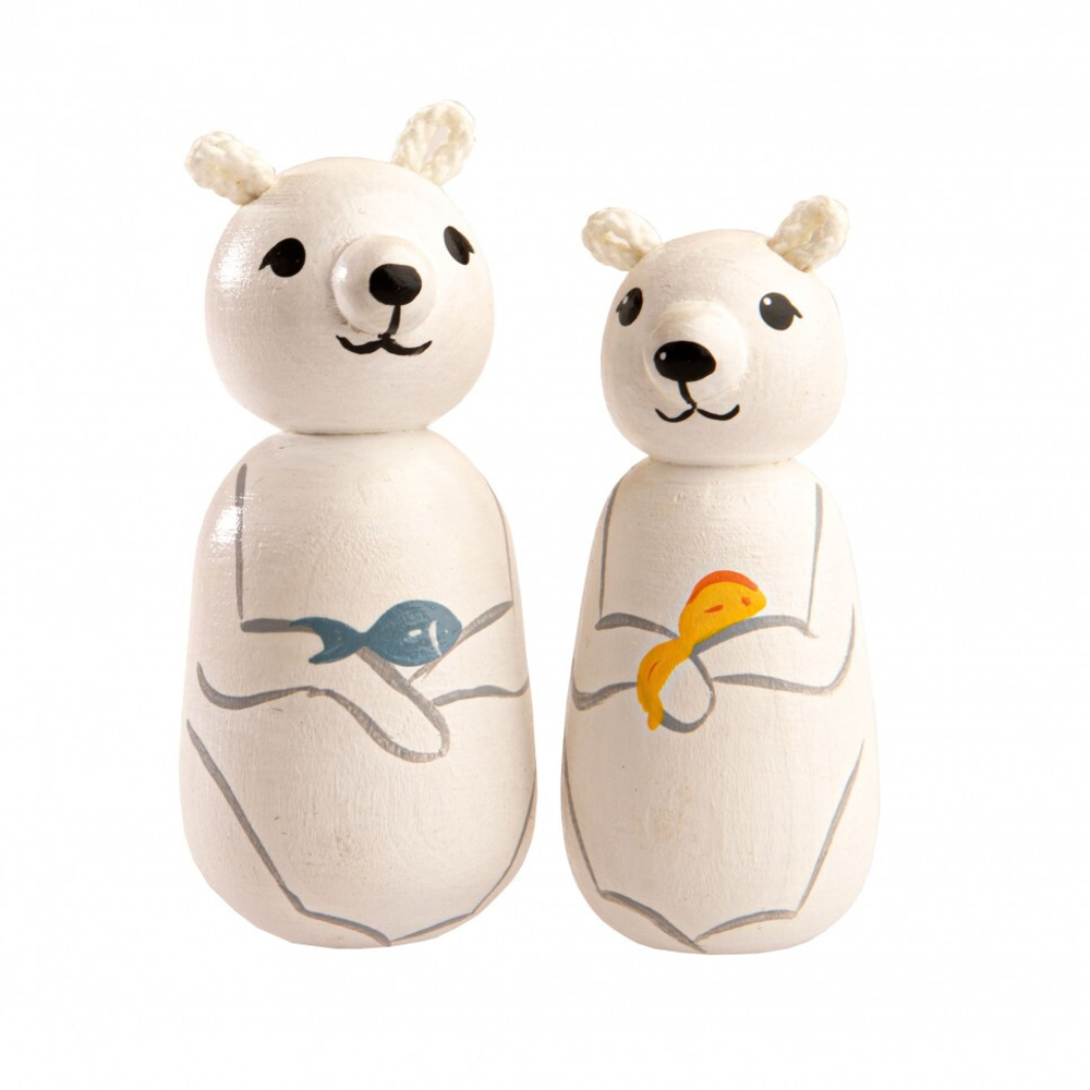 Набор пальчиковых игрушек Умка и белая медведица