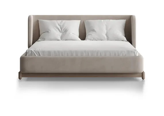 Кровать Basic спальное место 140*200 см (бежевый, антивандальная)