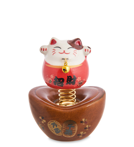 Lucky Cats KT-06/4 Фигурка на пружине «Кот»