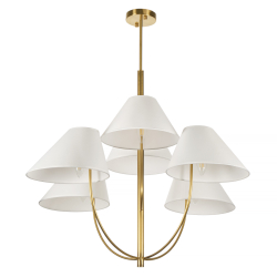 Потолочная люстра на штанге MyFar Lukas MR2390-6C