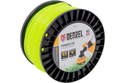 Леска FLEX CORD звезда 4 мм, 93 м, на DIN катушке для триммера Denzel 96289