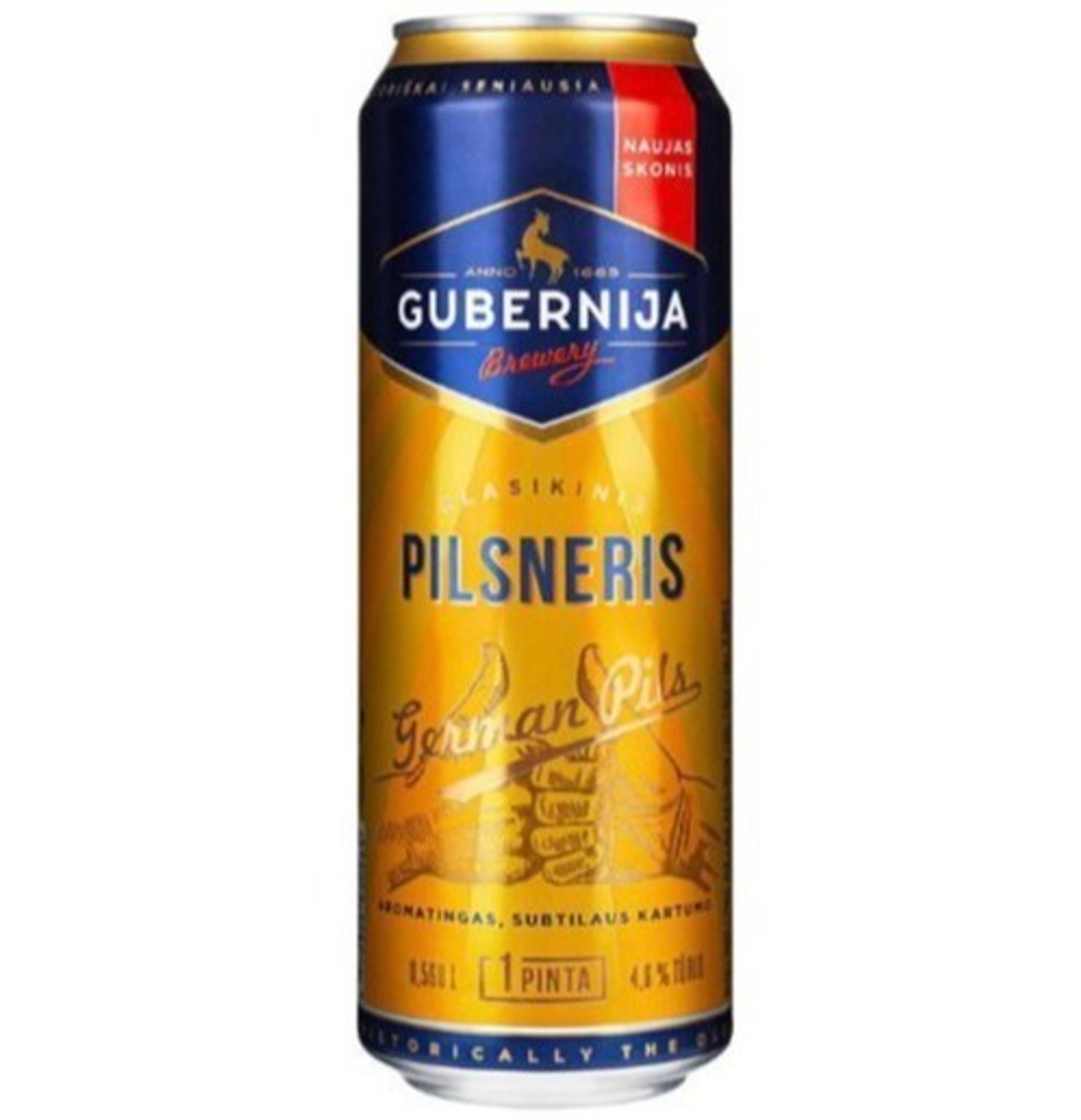 Пиво Gubernija German Pilsner 0,568 л. in can