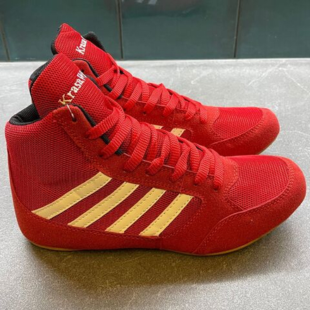 Борцовки KrasaWin взрослые, красный