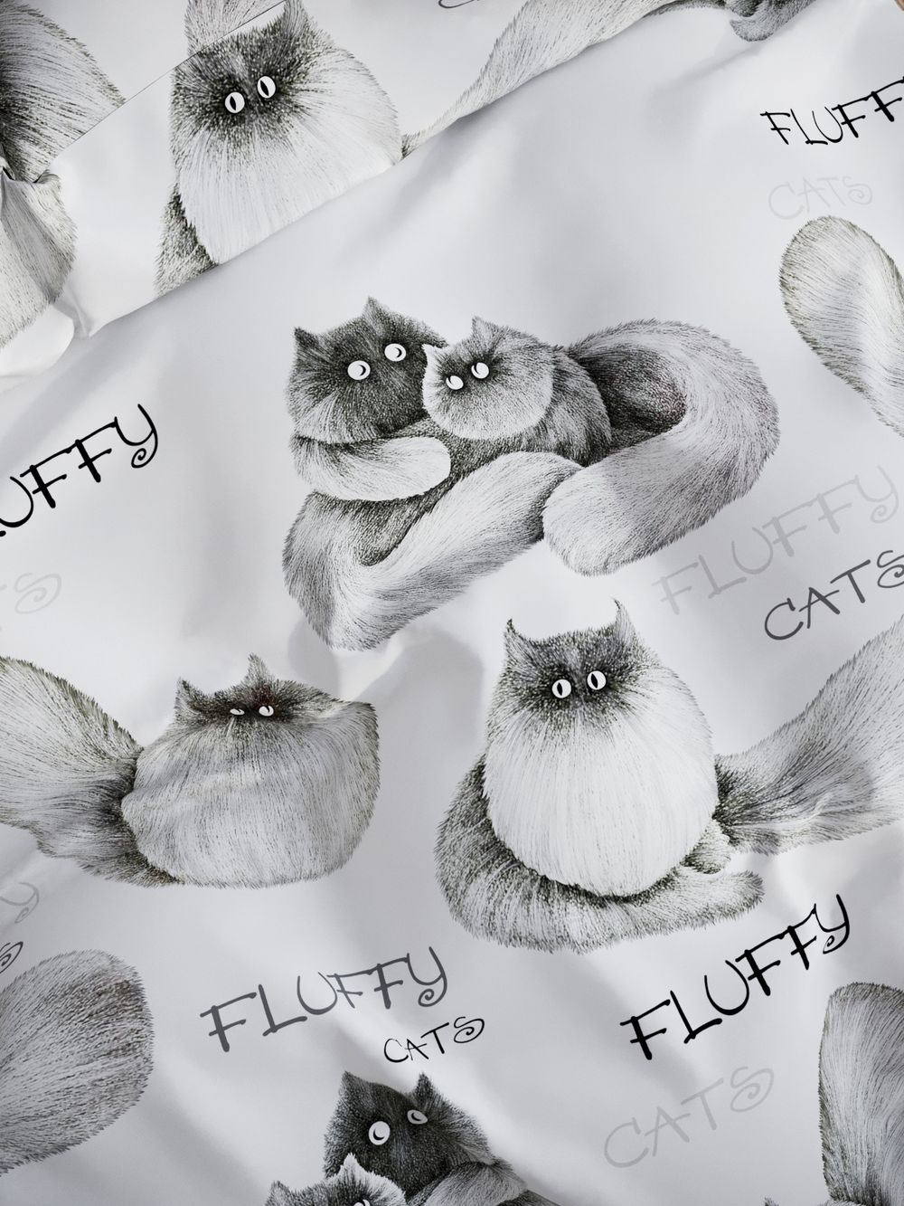 Простынь на резинке поплин Сказка "Флиппи" 160x200 см