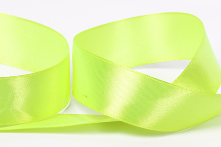 Лента атласная 25 мм "Gamma" №057 желто-зеленый