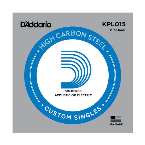 Струна одиночная для акустической и электрогитары D'ADDARIO KPL015