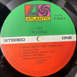 Винтажная виниловая пластинка LP Yes Yessongs (Japan 1973) (No Obi) Roundabout
