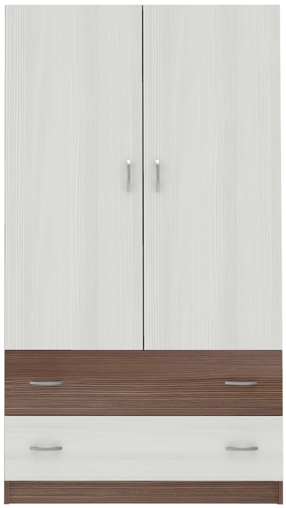 Шкаф 2-х створчатый КарИВи Кадет Бодего Темный Винтерберг