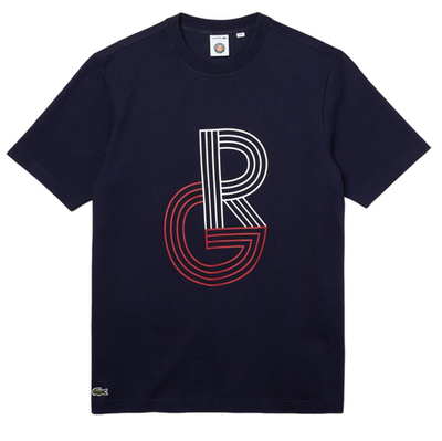 Мужская теннисная футболка Lacoste SPORT Short Sleeve T-Shirt RG - navy blue