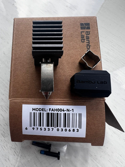 Хотэнд с соплом 0,2 мм из нержавеющей стали для 3Д принтера Bambu Lab X1 Series & P1 Series (FAH004-N-1)