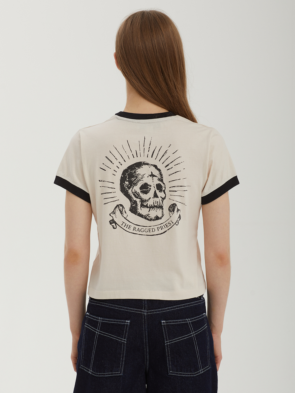 Женская Футболка Skull