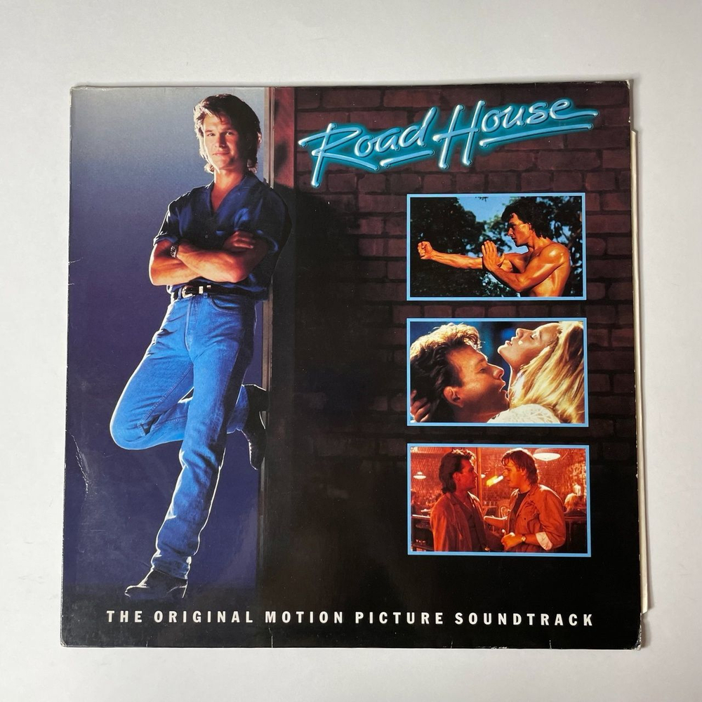 Винтажная виниловая пластинка LP Patrick Swayze Road House Дом У Дороги Motion Picture Soundtrack (Germany 1989)