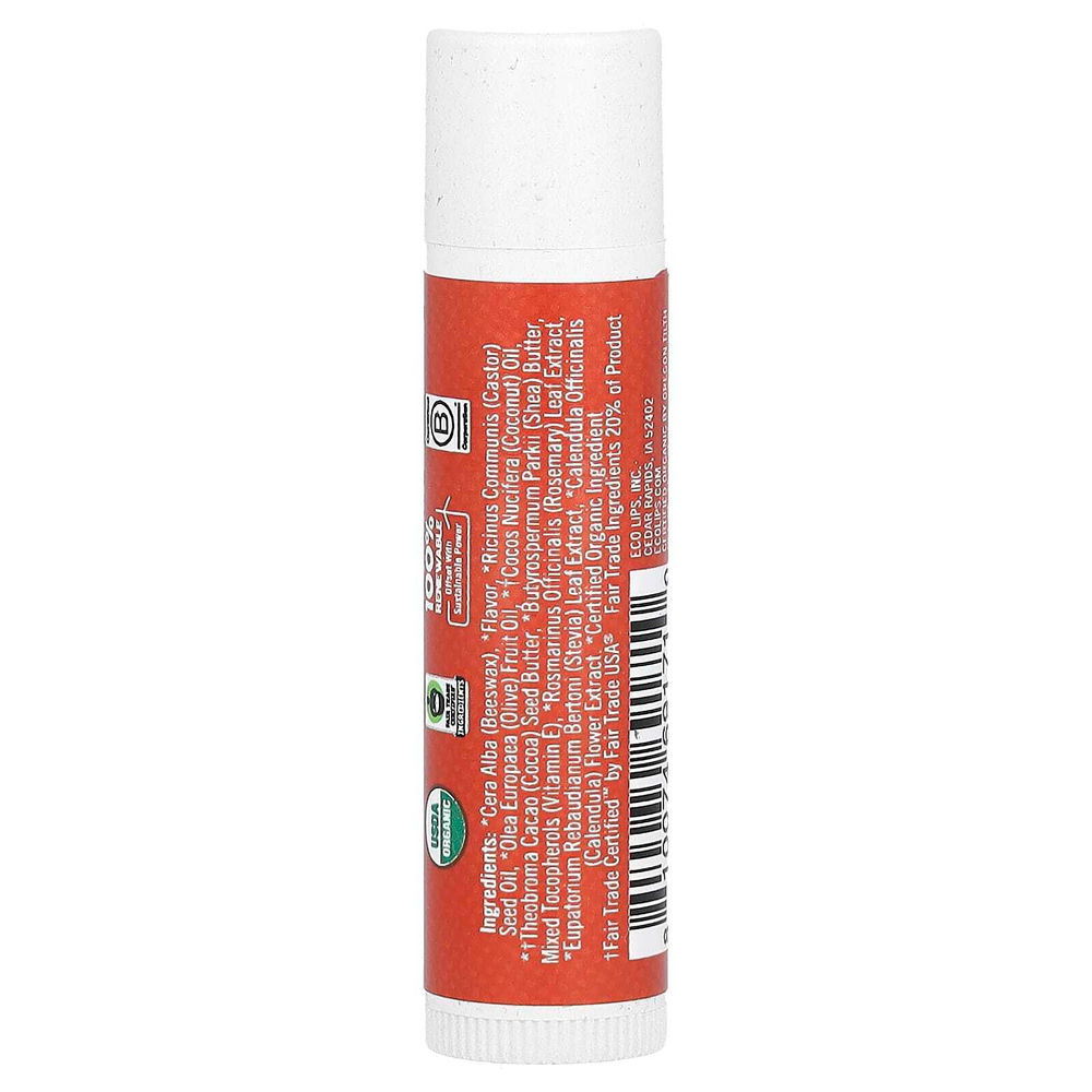 Eco Lips, Jam Packed, бальзам для губ, клубника, 4,25 г (0,15 унции)
