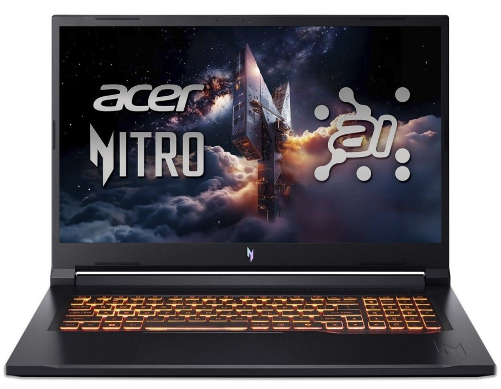 17.3" Ноутбук Acer Nitro V 17 AI ANV17-41-R6A6 (1920x1080, AMD Ryzen 7 260, RAM 16ГБ, SSD 1ТБ, Nvidia GeForce RTX 5060, Windows 11 Pro)