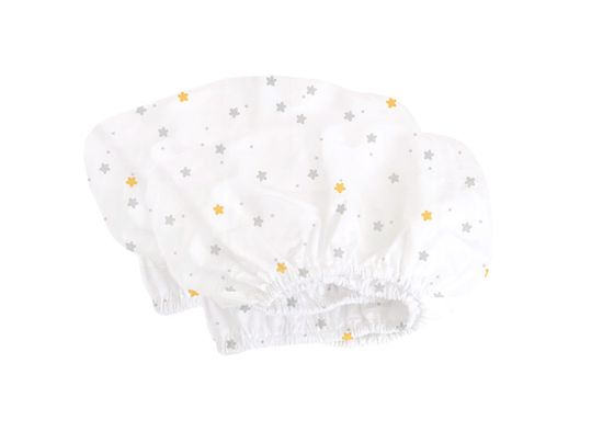 Простынь для кроватки KIDI soft от 0 до 4 лет (звёзды микс, трикотаж)