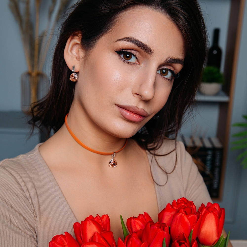 Серьги Fiore Luna Vintage Rose A2110SW-E04.5 R/S