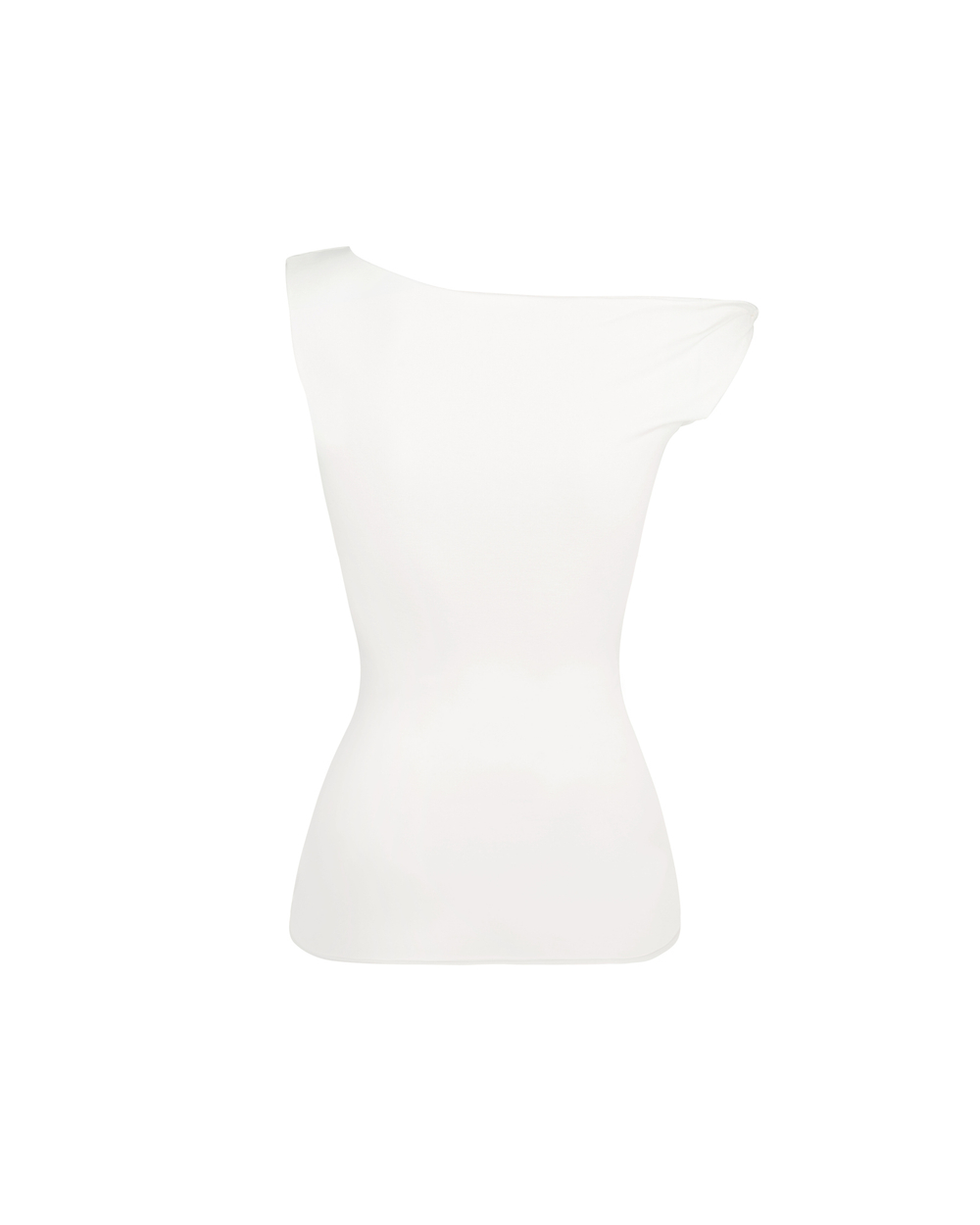 white asymmetric top