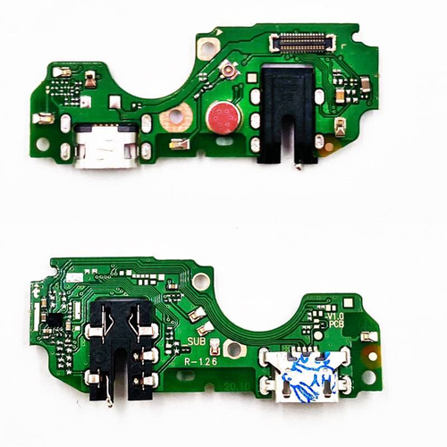 Шлейф для Infinix Smart 7 HD плата на системный разъем/разъем гарнитуры/микрофон