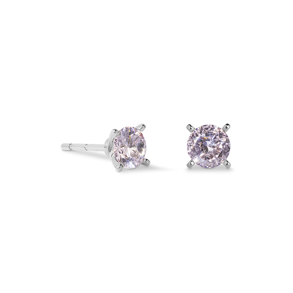 Серьги Coeur de Lion Rose-Silver 0207/21-1917
