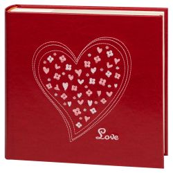Фотоальбом Image Art IA-BBM46200 серия 121 сердце с кармашками книжный переплёт 10х15 50 листов 200 фото | Image Art
