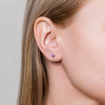 Серьги-пусеты Fiore Luna VIOLET AE03187-6A V/S