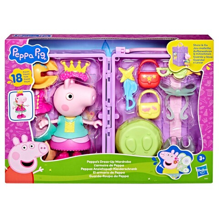 Hasbro СВИНКА PEPPA - Шкаф Пеппы Фигурка для переодевания 15 см + аксессуары G1017