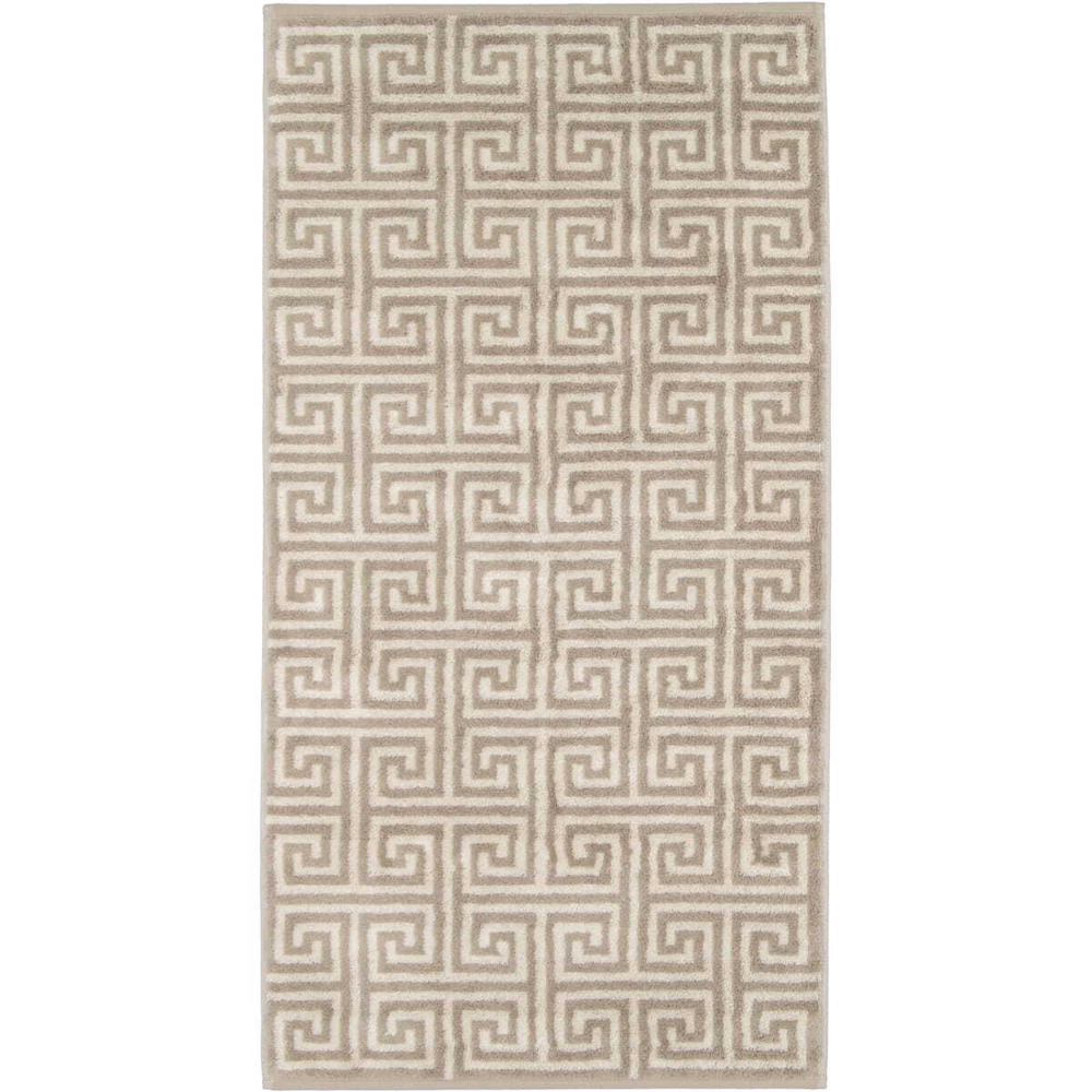 Полотенце 50х100 Cawo Noblesse Elegance Allover 1088 37 бежевое