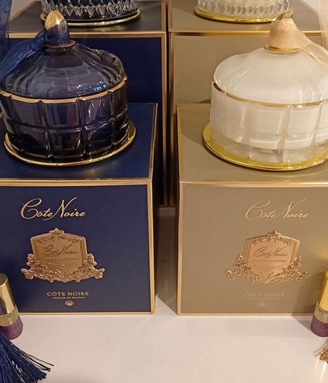 Blonde Vanilla, кремовая свеча Арт-деко с кисточкой, Cote Noire