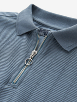 Поло с молнией для мальчика Next 796-554, Синий