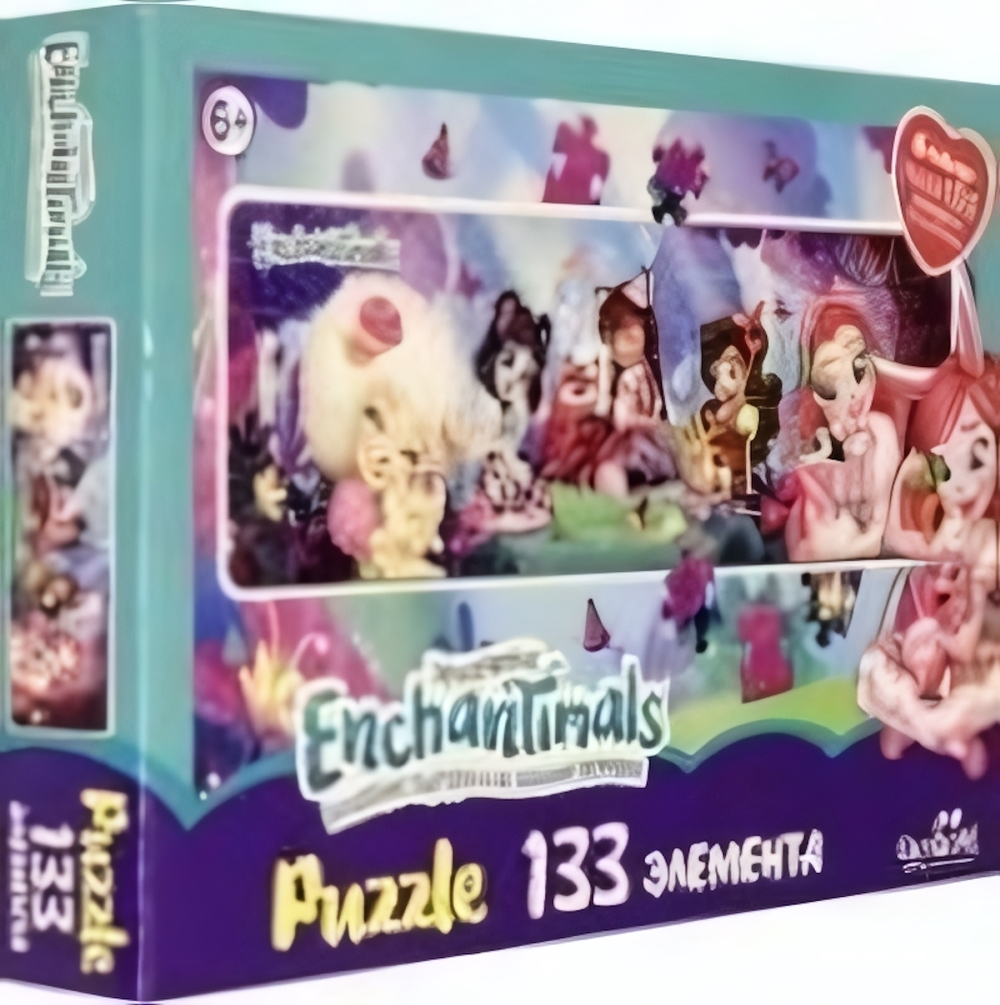 Пазл 133эл. "Энчантималс. Новые друзья" (Оригами)