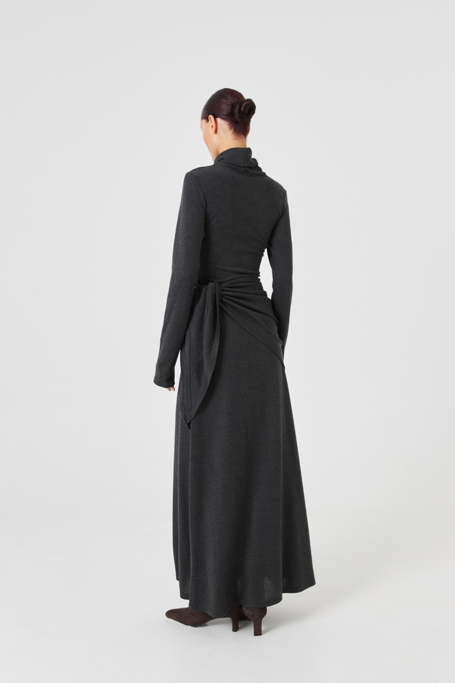 Платье "Old Money" с платком-баской