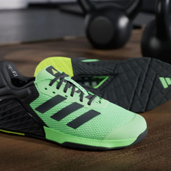 Кроссовки Adidas Dropset 3 (Черно-Салатовые)