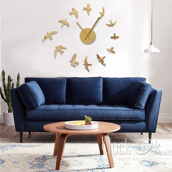 Настенные 3D часы Air