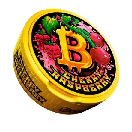 BITCOIN CHERRY RASPBERRY (200 МГ) - ВИШНЯ, МАЛИНА