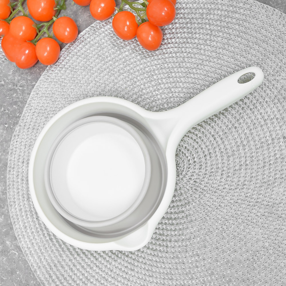 Ковш 1,1л складной с ручкой "Zoom", в ассортименте