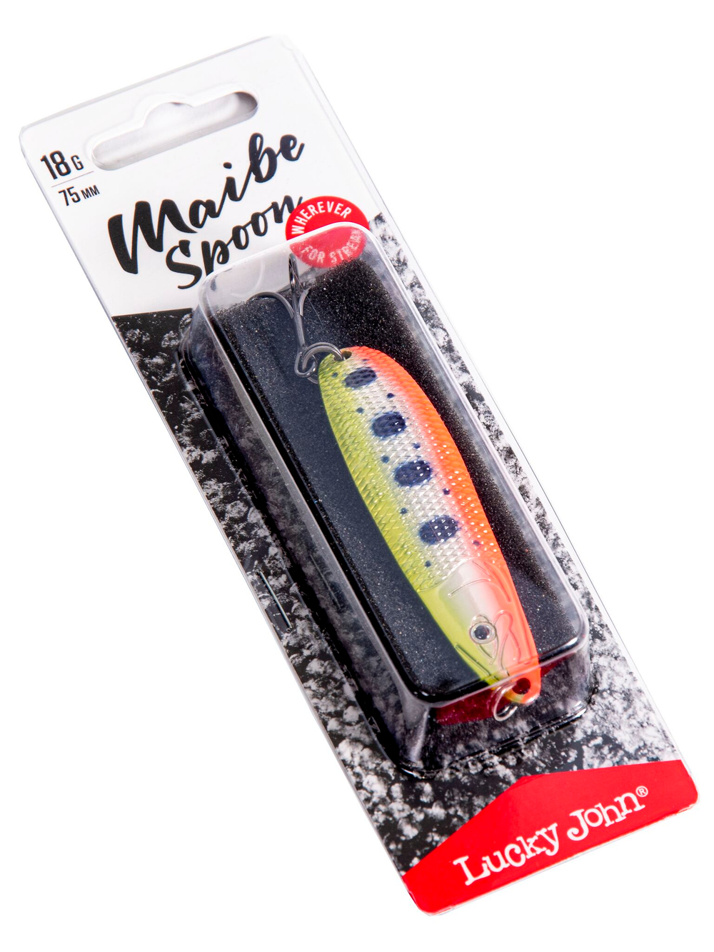 Блесна Lucky John Maibe Spoon 75 мм, 18 г, цвет 011