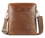 Сумка через плечо коньячного цвета из натуральной кожи "Don Luca" MANO 1919 M191945802