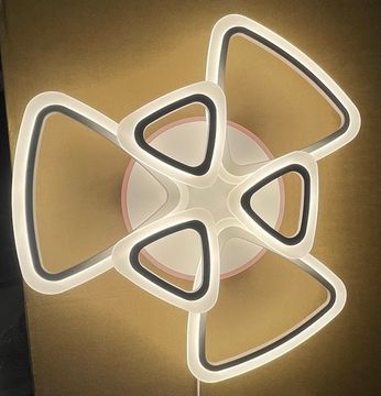 Светодиодная люстра 144W+8W RGB 3000К-6500К 18028/3+3A WHT белый Profit Light