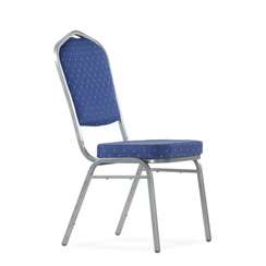 Стул Barneo S-6 банкетный каркас серый, синяя ткань