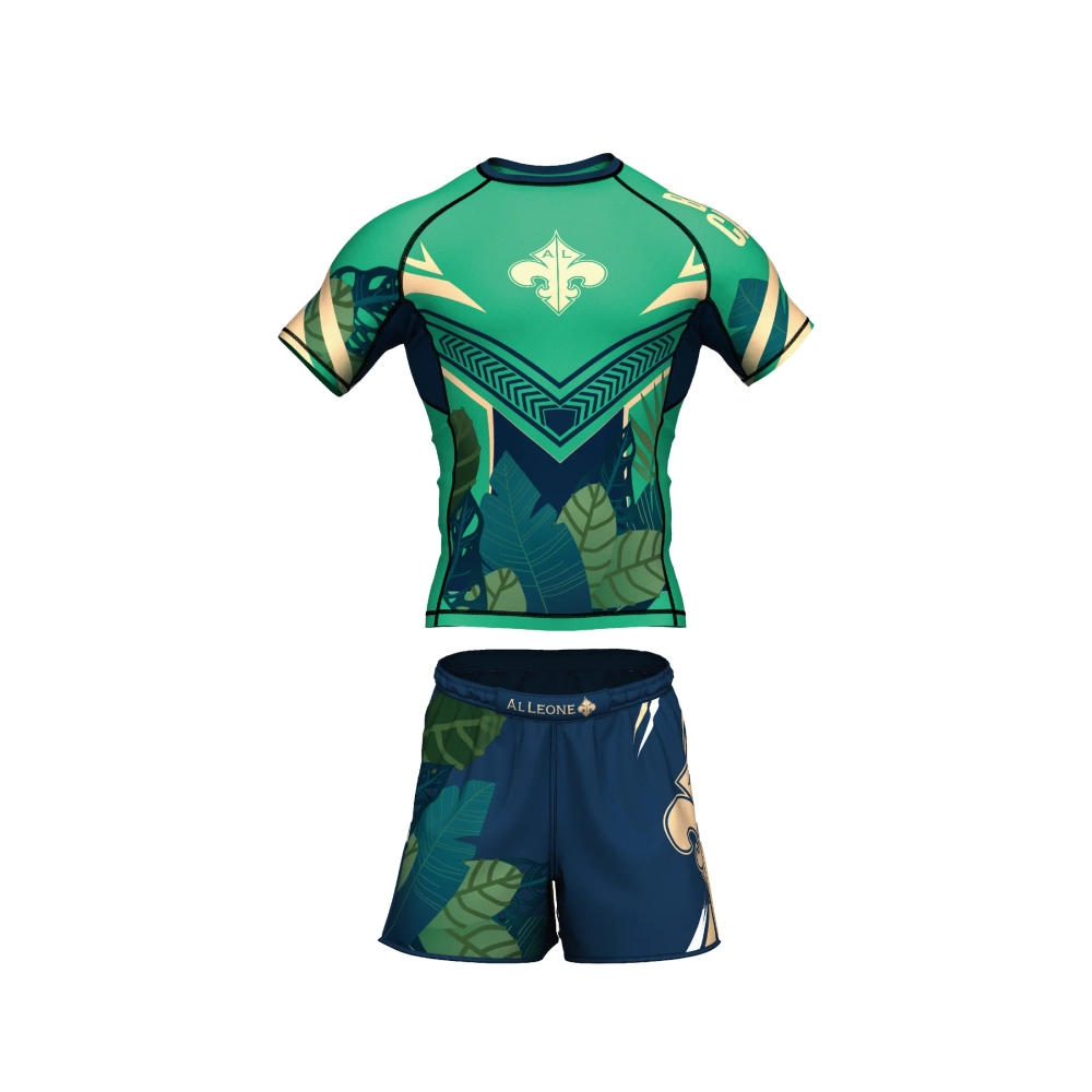 Рашгард + Шорты GR1PS × AL LEONE Midnight Tropic