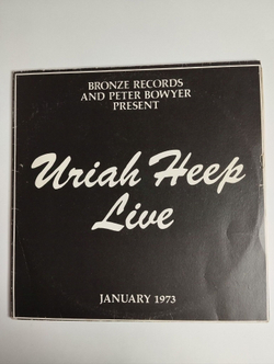 Винтажная виниловая пластинка LP Uriah Heep Live January 1973 (Россия 1994)