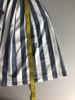 Платье в полоску для морских приключений, визуально на 40 размер