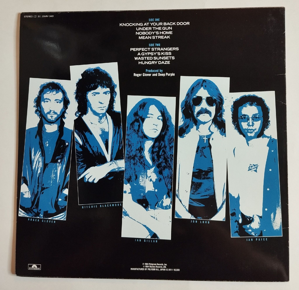 Винтажная виниловая пластинка LP Deep Purple Perfect Strangers (Japan 1984) (No Obi)