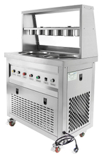 Фризер для жареного мороженого Foodatlas KCB-2Y (контейнеры, световой короб, 2 компрессора)