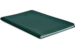Папка под Блокнот А4  из кожи цвет ЗЕЛЕНЫЙ