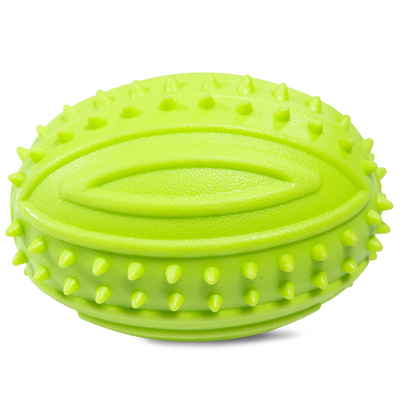 Игрушка для собак из резины "мяч для регби с шипами", 90мм, triol