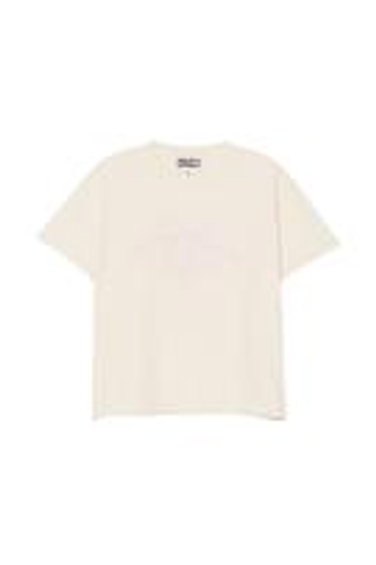 ZARA X BENITO ANTONIO ФУТБОЛКА С ЭФФЕКТОМ ПОТЕРТОСТЕЙ, КРЕМОВЫЙ